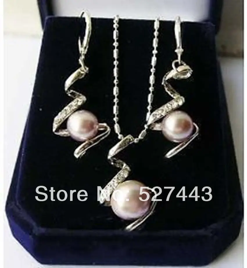 

Wholesale Pink pearl Jewellery necklace earring set new