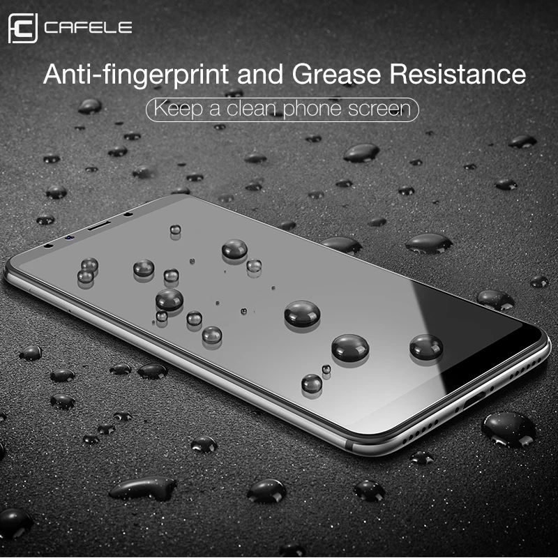 CAFELE Защита экрана для Xiaomi mi A1 A2 закаленное стекло Xiao 5X 6X HD прозрачное бесшовное