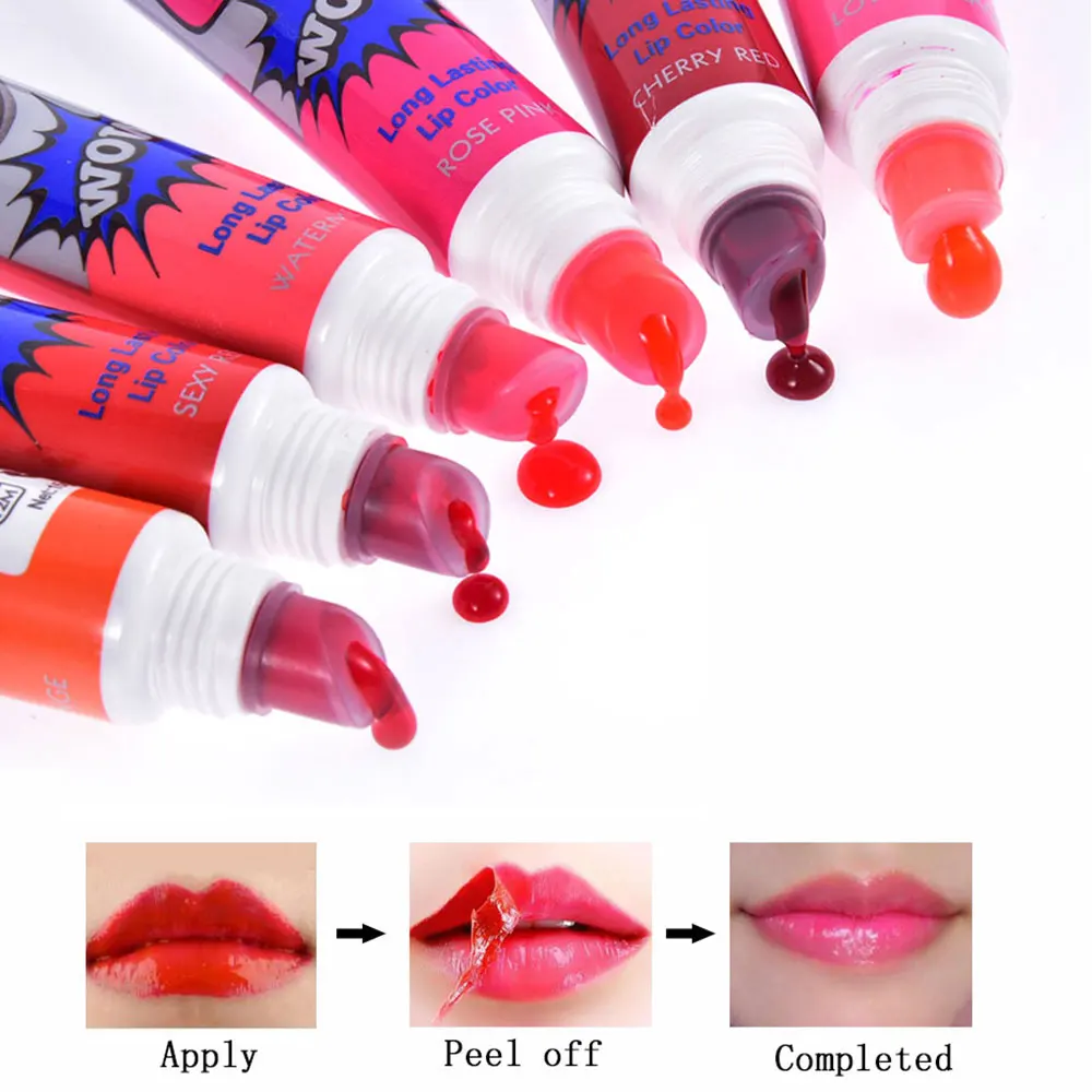 

Romantic Bear Hot Selling Waterproof Lipstick Famous Brand Beauty Red Wow Makeup Matte Lip Gloss Impermeavel lip Tatoo Cosmetics