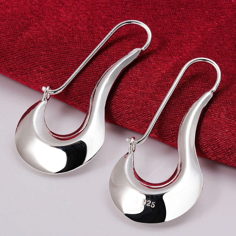 Новые продажи 925 стерлингового серебра ювелирные изделия для женщин креативные туфли форма шар серебряные серьги