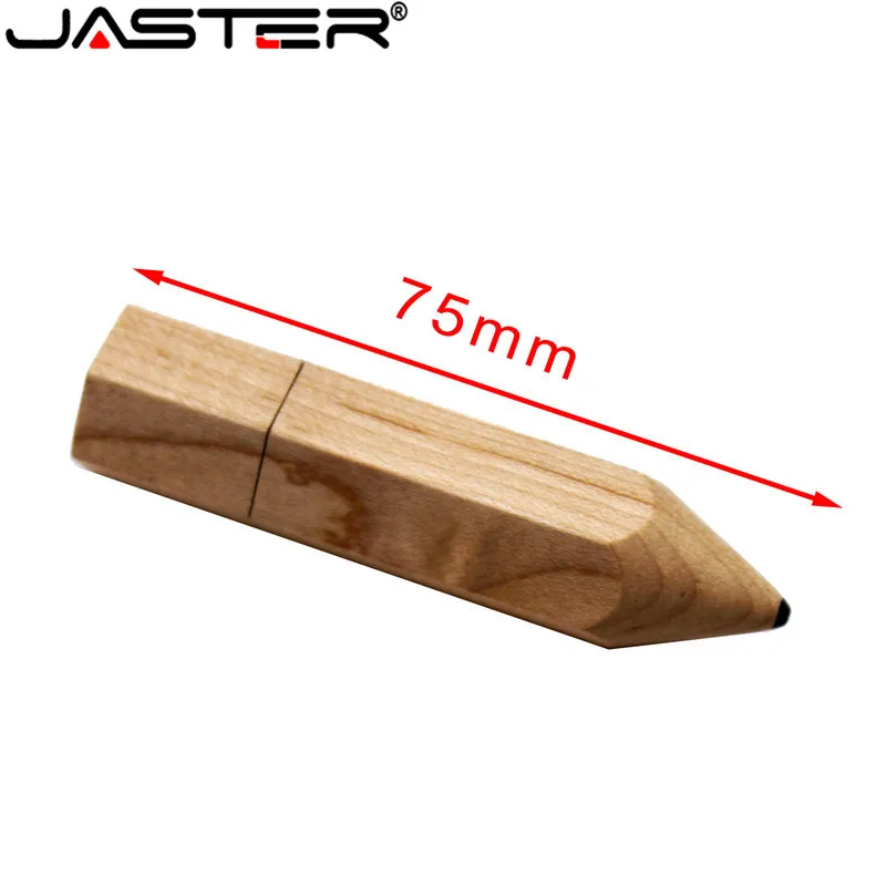 

JASTER new creative wooden pencil usb 2.0 flash drive pendrive 4GB 64GB 16GB 32GB 64GB pen memory stick wedding gift