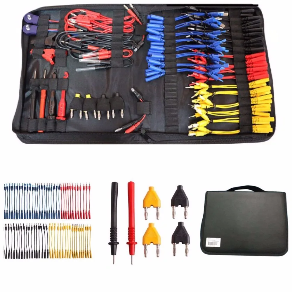 New 94Pcs Auto Test Leads Wiring Assistance Kit With Selection Bag MST