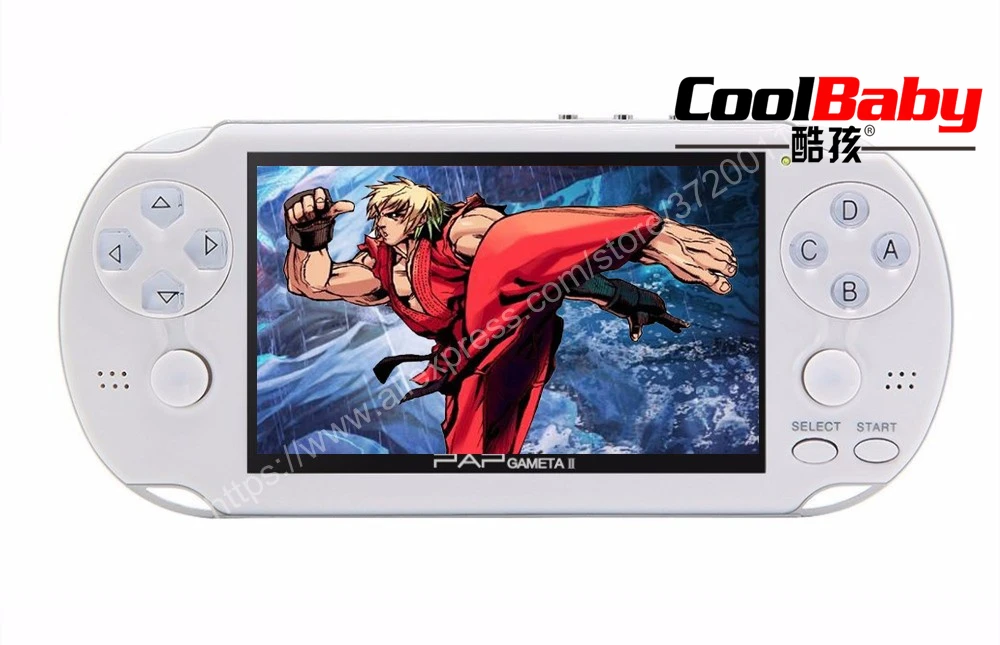 4 3 16GB Built in 3000 Classic Games 64Bit HD Handheld Game Player Support font b