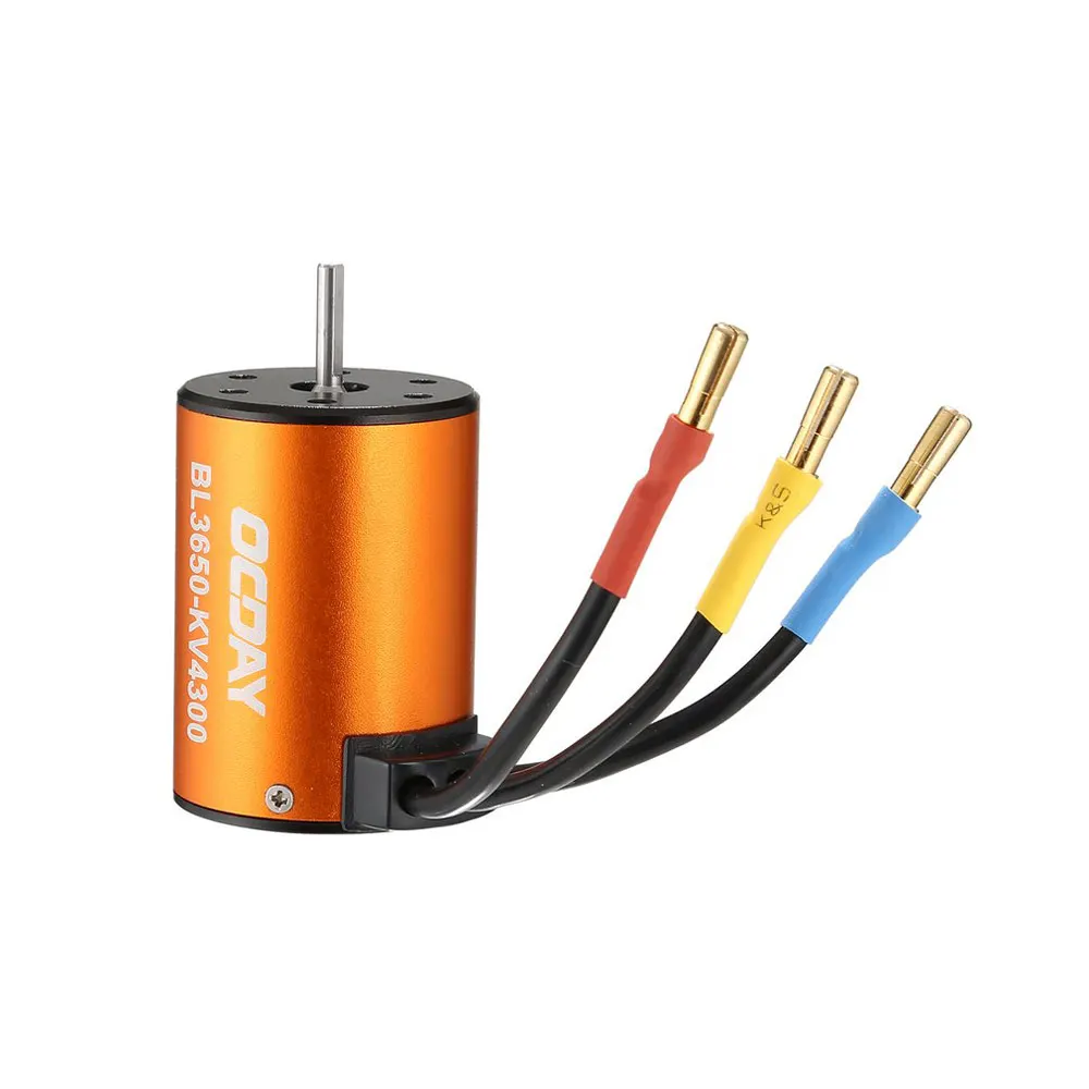 

BL3650 4300KV Waterproof Brushless Motor for 1:10 RC Car HSP 94123 HuanQi 727 FS Racing Motor RC Toys Accessories
