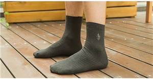 Pier Polo Calcetines Hombre, модная мужская одежда, подарочные носки, хлопковые носки, дезодорант, счастливые Компрессионные носки Skarpetki для мужчин - Цвет: Темно-серый