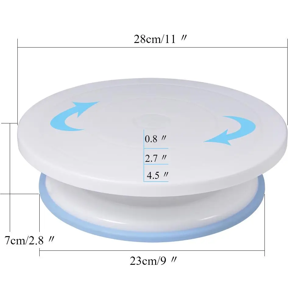Вращающаяся подставка для украшения торта вращающаяся подставка для торта приспособление для выпечки с декоративные наборы