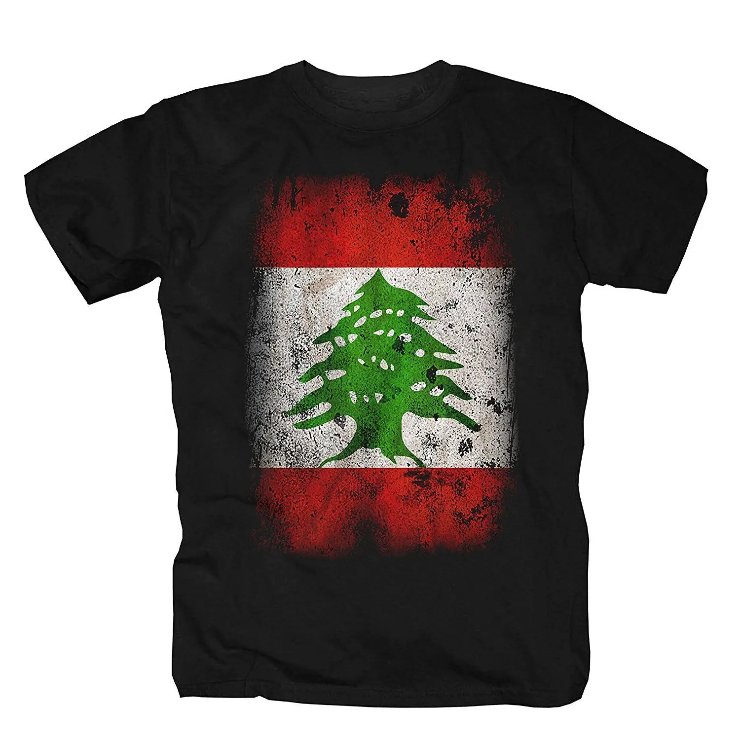 Футболка Herren Libanon Flag Fahne Style WM Landershirt в стиле ретро | Мужская одежда