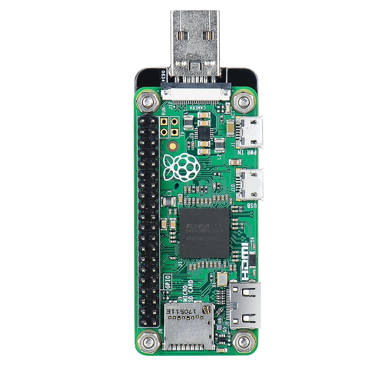 Raspberry Pi Zero W Zero USB-A Плата USB разъем V1.1 RPi0 к U адаптер BadUSB