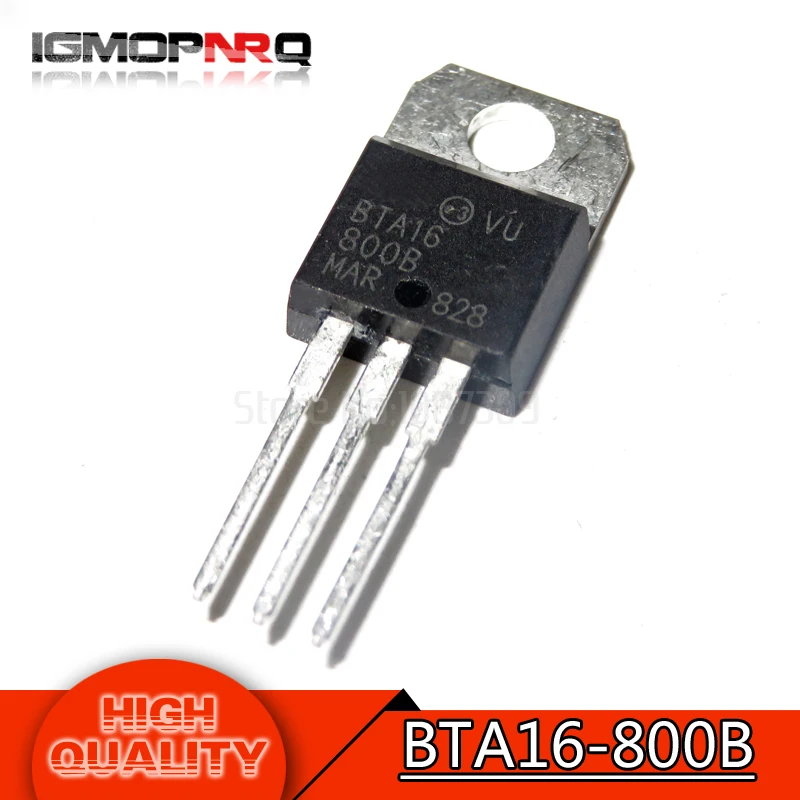 

10pcs BTA16-800B BTA16-800 BTA16 Triacs 16 Amp 800 Volt TO-220 new original
