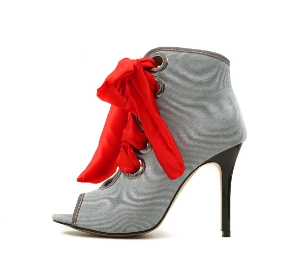 Gladiator Sandals Women Sexy Cross Tied Women Pumps 2018 Summer Denim Supper High Heels Shoes New Casual Office Lady Shoes Woman (4)