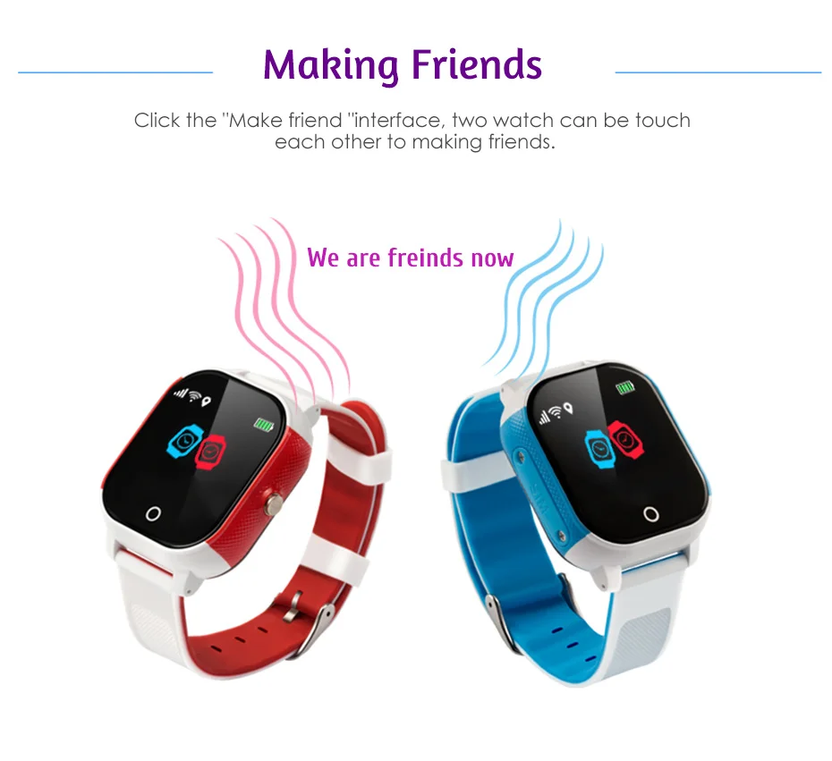 Smart Watches Android GPS Positioning Fitness Tracker Android Life Waterproof Anti-Lost Locator Children Smartwatch For Xiaomi (10)