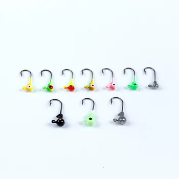 

Strong Hooks #1~#10 Lead Head 100pcs/Box Multicolor Pesca Accessories Sharp Fishing Tackle