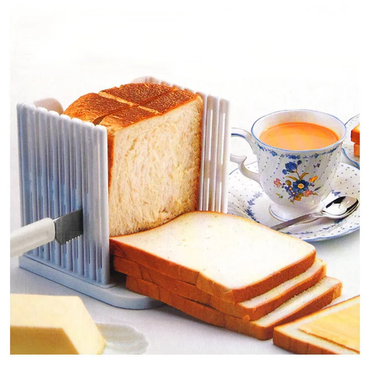 Plastic Bread Slicer Baking Tools Toast Bread Cutter Splitter Toast