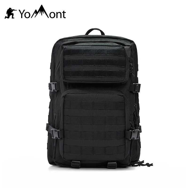 

YoMont 50L Military Tactical Assault Pack Backpack Army Molle Waterproof Bug Out Bag Small Rucksack for Outdoor Hiking Camping H