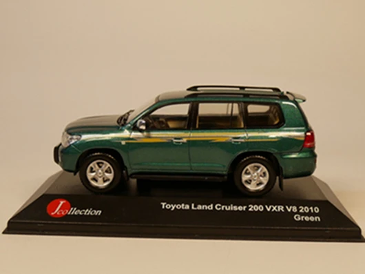 J-коллекция 1:43 Toyota Land Cruiser 200 VXR V8 2010 литая модель автомобиля - Цвет: Армейский зеленый