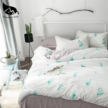 

Dream NS King size Cactus Bedding Set For Nordic Simple Cover Pillowcase Warm Soft Home Bedroom Living Room Cover Set Bedclothes