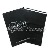 

No Smell Custom Print Black Self Adhesive Apparel Express Packaging Plastic Courier Shipping Bags For Clothing