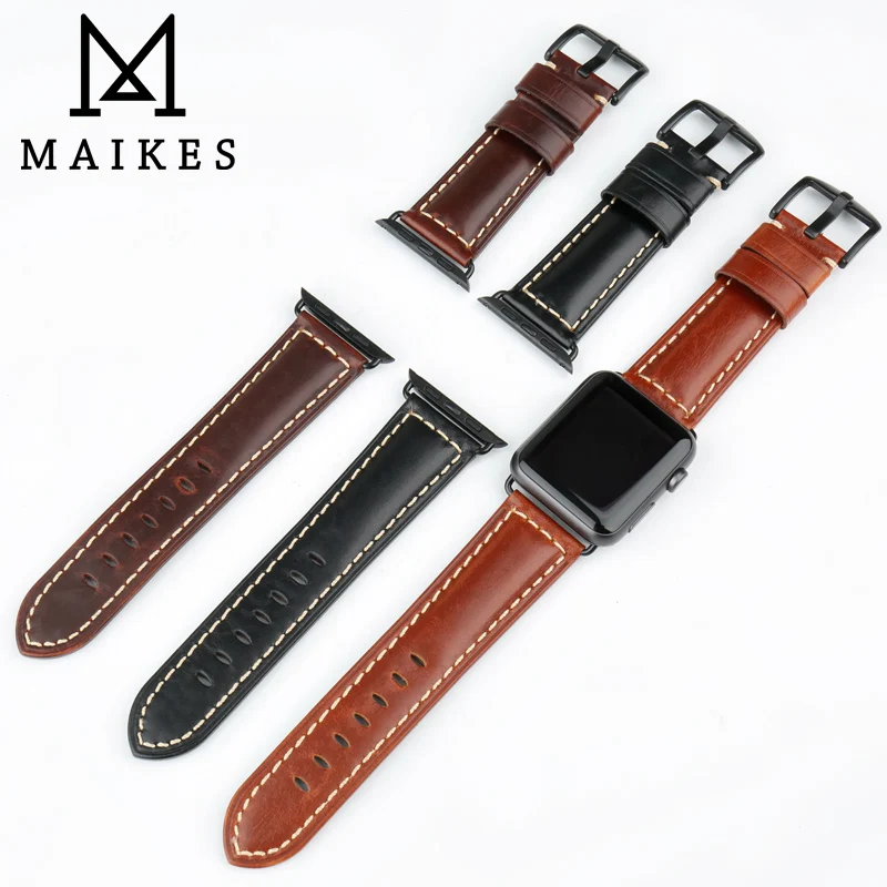 Ремешок из коровьей кожи для Apple Watch 44 мм 40 42 38 Series SE 6 5 4 3 2 iWatch|band for apple watch|watch bandwatch band |