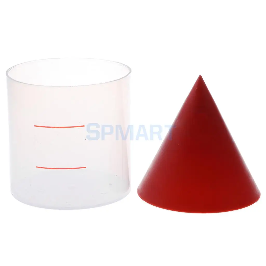 Cylinder Cone Volume Demonstration Kit Math Learning Teaching Aid for Students Teachers - Small