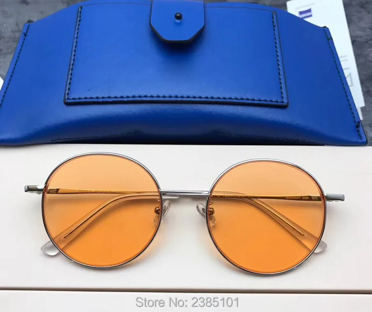 Корейские женские круглые солнцезащитные очки, Роскошные Нежные фирменные дизайнерские солнцезащитные очки, яркие цвета, женские солнцезащитные очки UV400