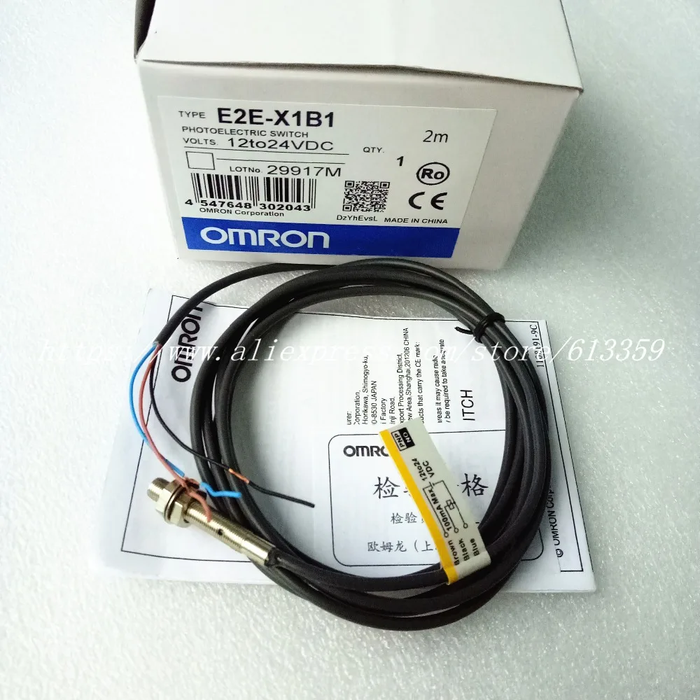 2 шт. E2E-X1C1 E2E-X1B1 E2E-CR8C1 Omron датчик приближения новый высококачественный |