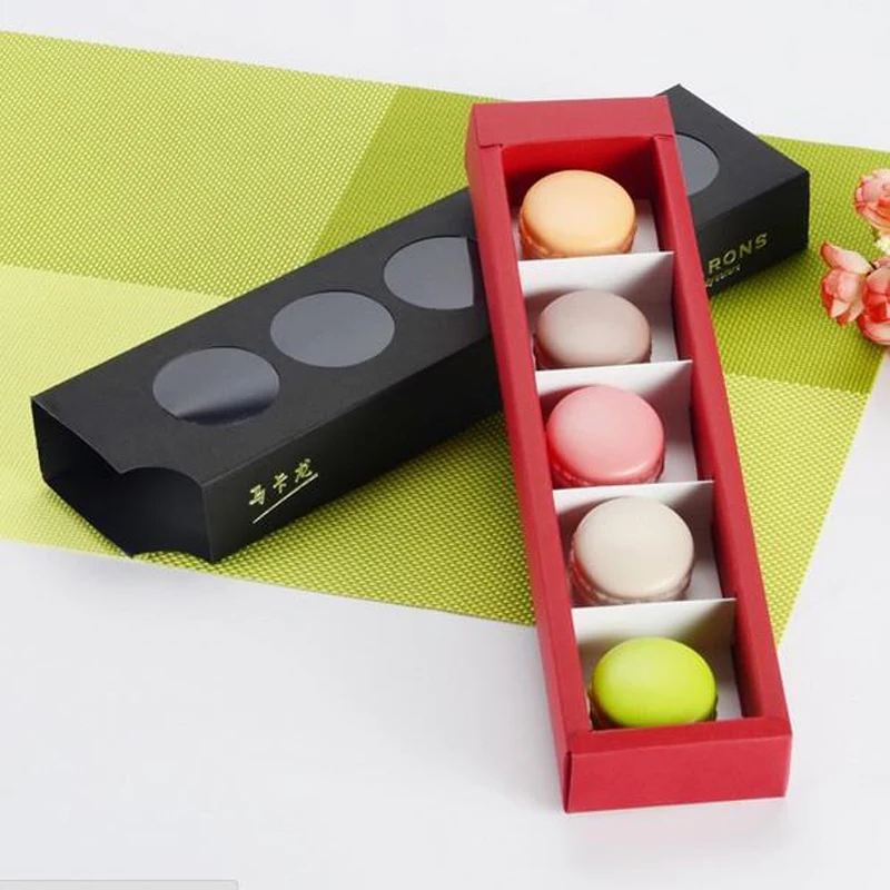

1 PACK Exquisite Hollow Macaron Gift Box Cookie Chocolate Candy Package Baking Cake Dessert Box Wedding Party Decor Gift