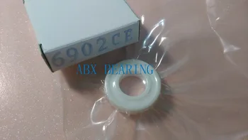 

6902-2RS full ZrO2 ceramic deep groove ball bearing 15x28x7mm sealed 6902 61902 shield