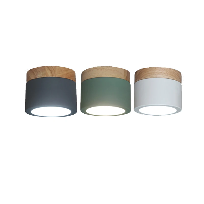

SETTEMBRE Modern Led Ceiling Lamp Nordic Ceiling Lights Iron Wood Ceiling Lights For Living Room Bedroom Hall Lighting Fixtures