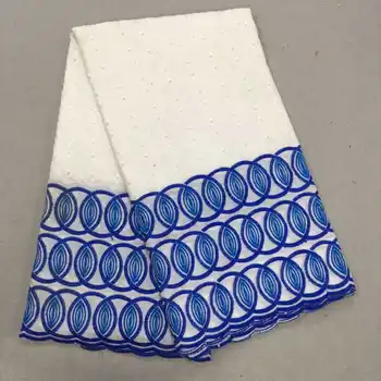 

African lace fabrics high quality cotton embroidered lace swiss voile lace fabric african cotton dry lace 5yards/lot