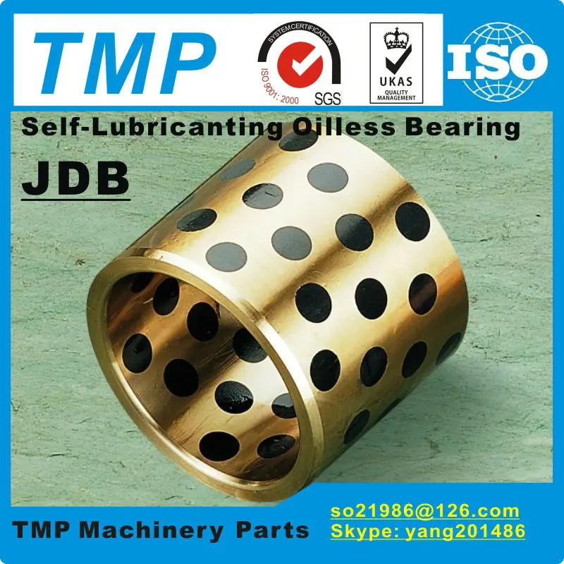 JDB1520/JDB152120 Oilless impregnated graphite brass Flange bushing
