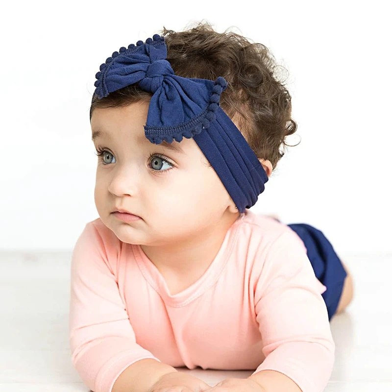 

Infant Baby Girl Bowknot Headband Hairband Headwear Decor Gift Bow Headdress Toddler Hair Band Styling Tools Accessories