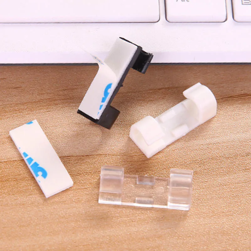 Гибкие зажимы для управления кабелями органайзер USB кабеля пластиковый