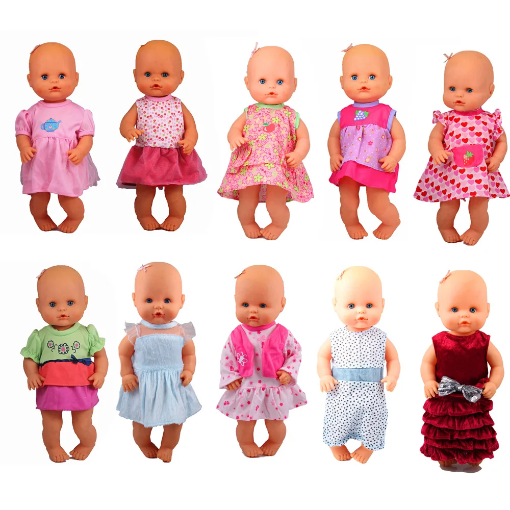 

13inch Doll Clothes 35CM Nenuco Ropa Accesorios Nenuco y su Hermanita 10 Styles Dresses Fashion Dresses For Choosing