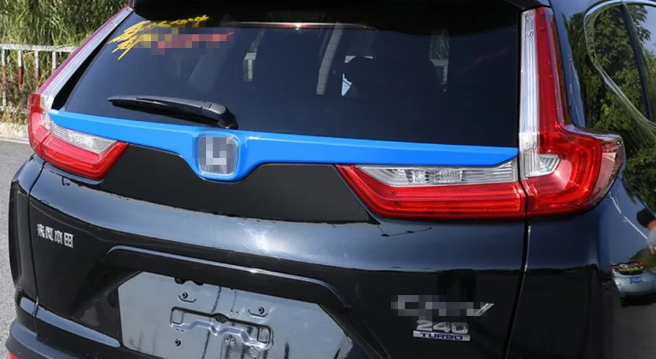 Хромированная крышка багажника для Honda CRV 2017 ABS протектор Задняя Крышка