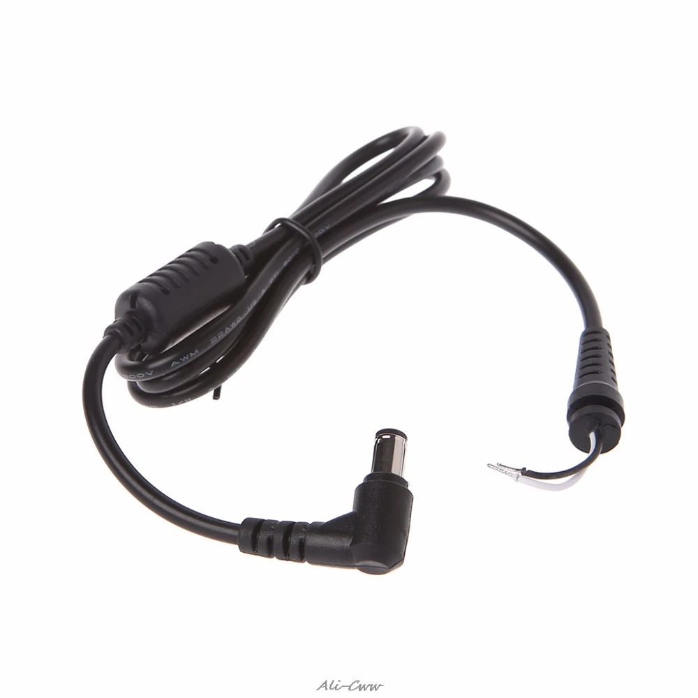 

6.3*3.0mm Male Plug 90 Degree Right Angle Connector DC Power Supply Adapter Cable For Toshiba Laptop Notebook Power Cables