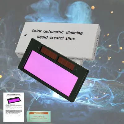 

Solar Auto Darkening/Grinding Welding Filter Lens Of Welding Mask/ Welding Helmet/Welder Cap UV IR Filter Shade