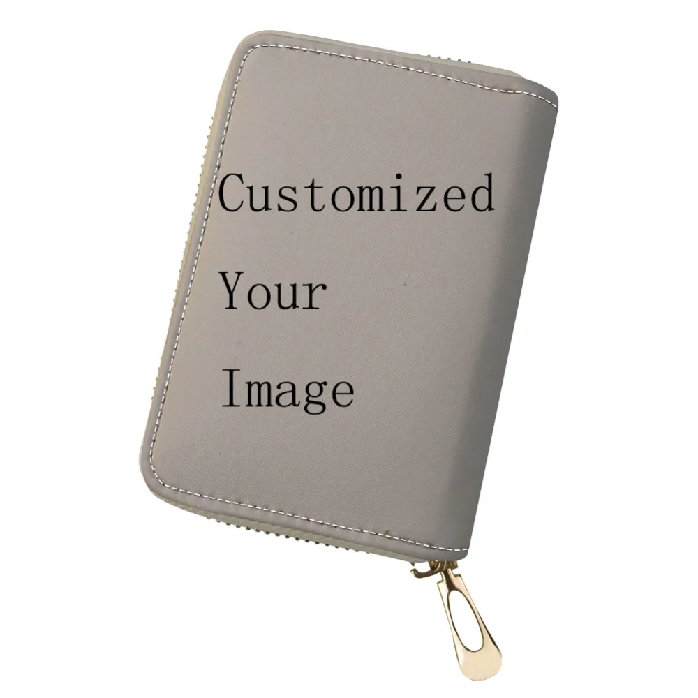 

Customized Credit Cards Holders PU leather Purse Any image is Available The only need is a picture I will do the design for you
