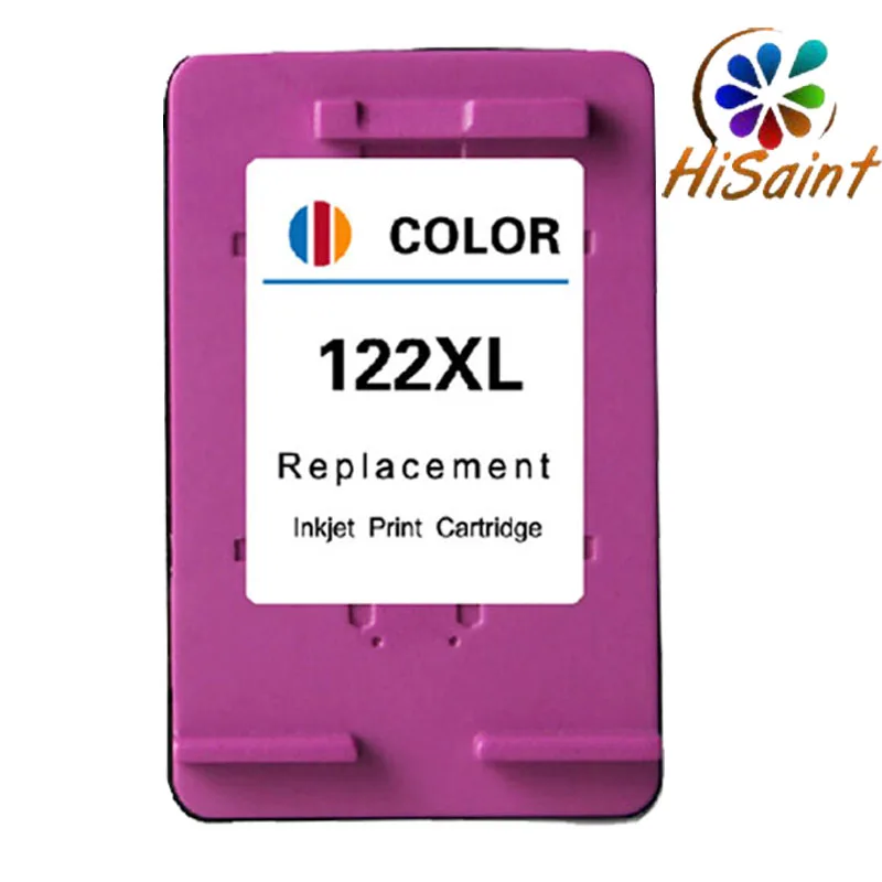 Genuine Remanufactured Ink Cartridge Replacement for HP122XL Inkjet Cartridge (Tri Color) Low