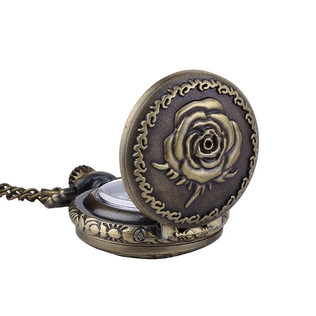 

Men and Women Couple Pocket Watch Retro Quartz Hanging Table Commemorative Table