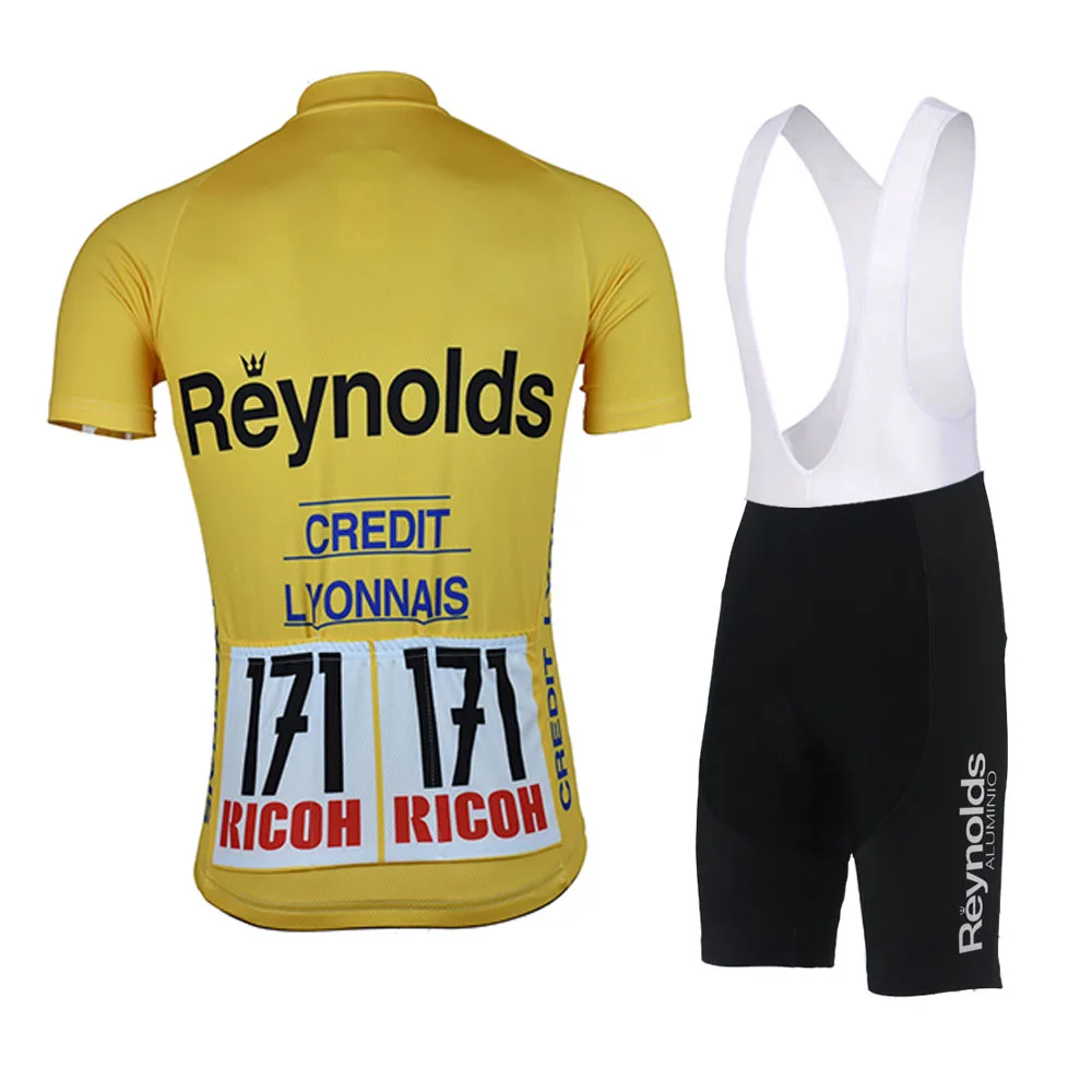 Classic cycling jersey set bike wear jersey set bib shorts Gel Pad Outdoor sports Cycling clothing ropa Ciclismo