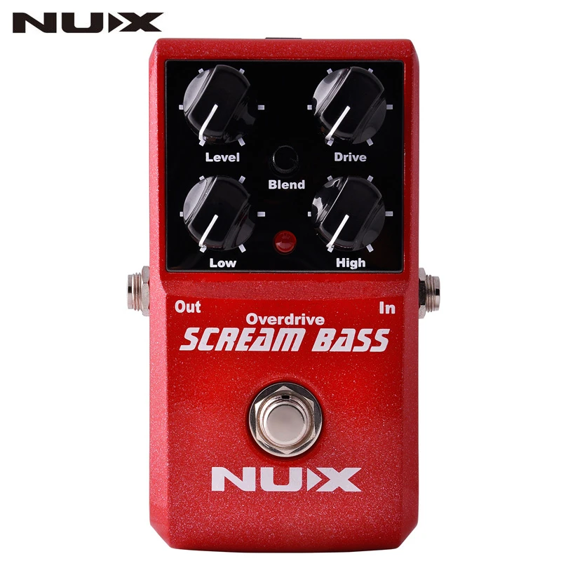 NUX Scream Bass Analog Overdrive Bass Effects Pedal True Bypass Bass Overdrive Pedal With Users' Manual For Electric Bass NUX Scream Bass Analog Overdrive Bass Effects Pedal True Bypass Bass Overdrive Pedal With Users' Manual For Electric Bass