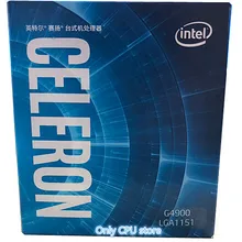 Двухъядерный процессор Intel G4900 Celeron для настольных ПК в штучной упаковке 1151