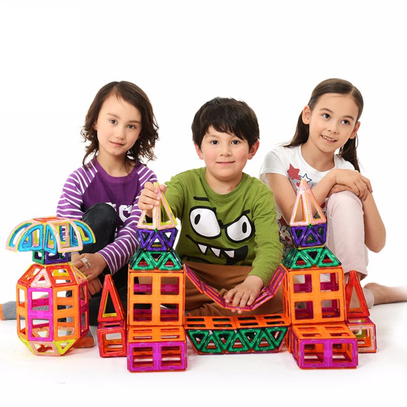 

MINI 116PCS Models Building Blocks Toys Magnetic Designer Children's Learning Educational Toys Enlighten Magnetic Bricks Gift