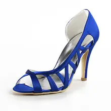 Sapatos Femininos sommer hochzeit heels schuhe satin ausgeschnitten bridals sandalen OL brautjungfer abendgesellschaft stilettos RR-032 YY