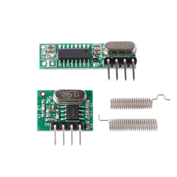1 Set 433 Mhz Trasmettitore Superheterodyne Ricevitore RF Kit Modulo Con Antenna Per Arduino/ARM/MCU