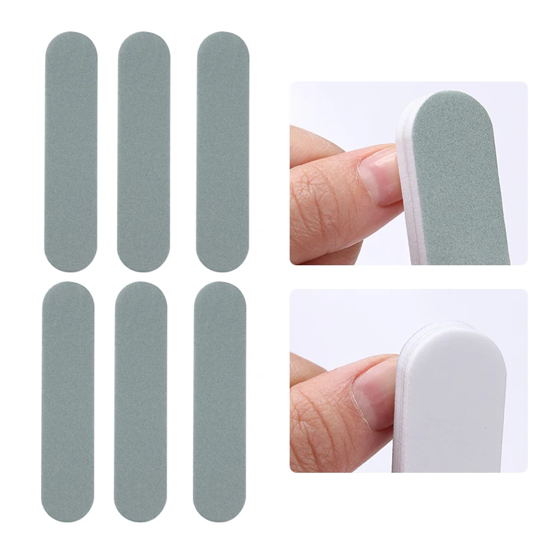 6pcs/set Mini Nail Files Set Professional Nails Art Tool For Nails