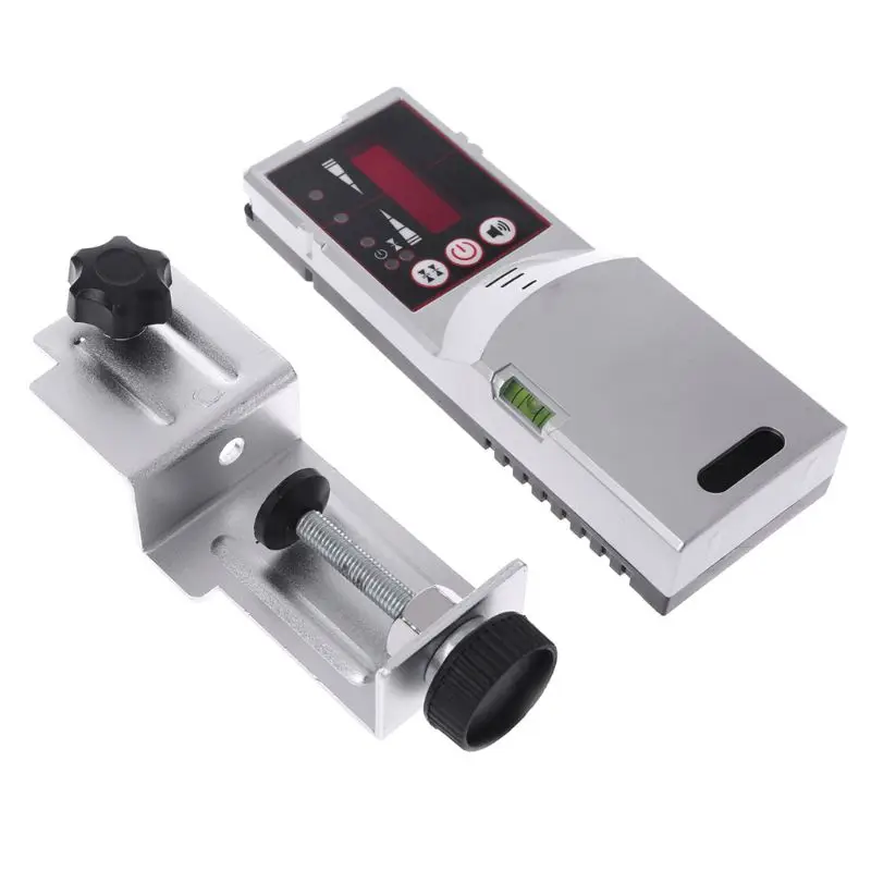 

cross-Line Laser Detector with Clamp Red Beam Light 635nm Cross Line Outdoor Level Laser Receiver