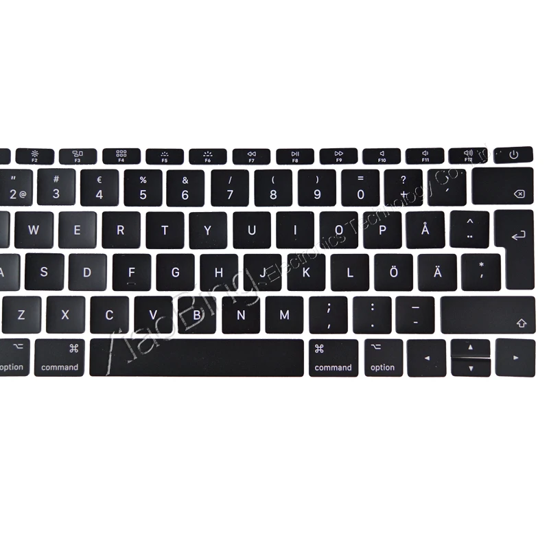 Клавиатура для Macbook Pro Retina 13 &quot15&quot A1706 A1707 A1708 SE шведская клавиатура с колпачками