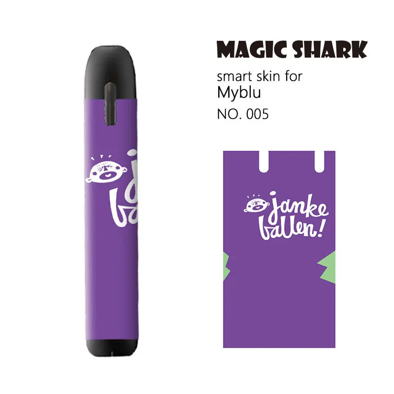 Новинка 2021 милая мультяшная стерео наклейка Magic Shark для Myblu на чехол электронной