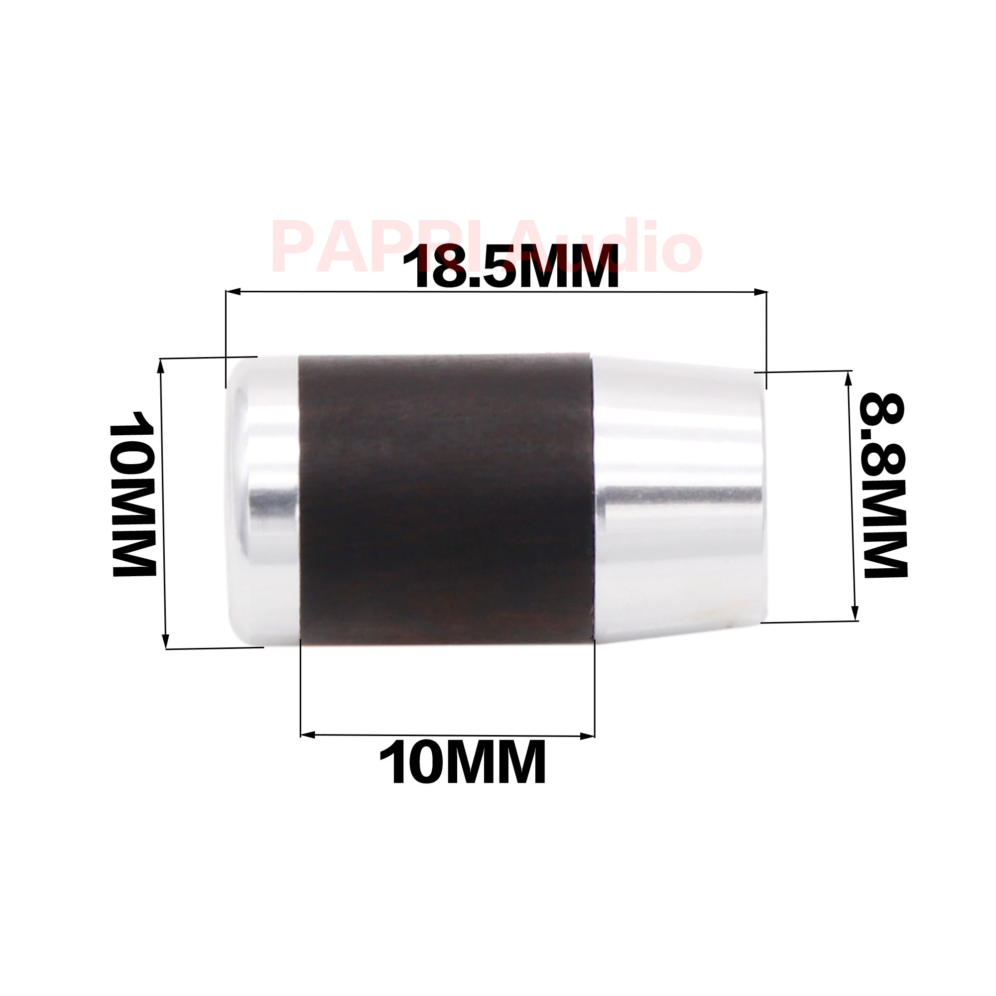 PAPRI Newest 1PCS Adapter Slider For DIY Upgrade Headphone Cable Splitter One HiFi Sandalwood Cable Pants